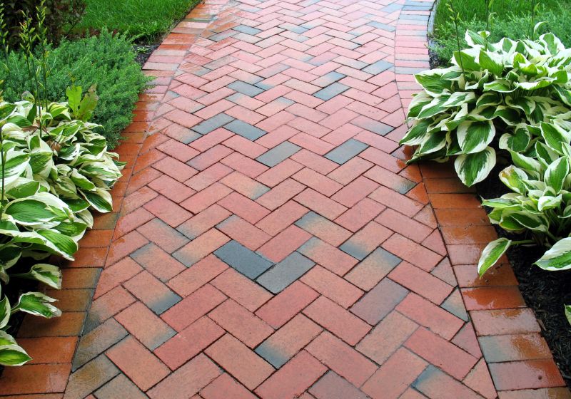 Brick Hardscape Installation in Framingham, MA