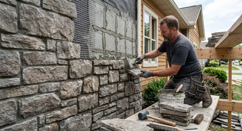 Artificial Stone Installation in Cleveland, OH