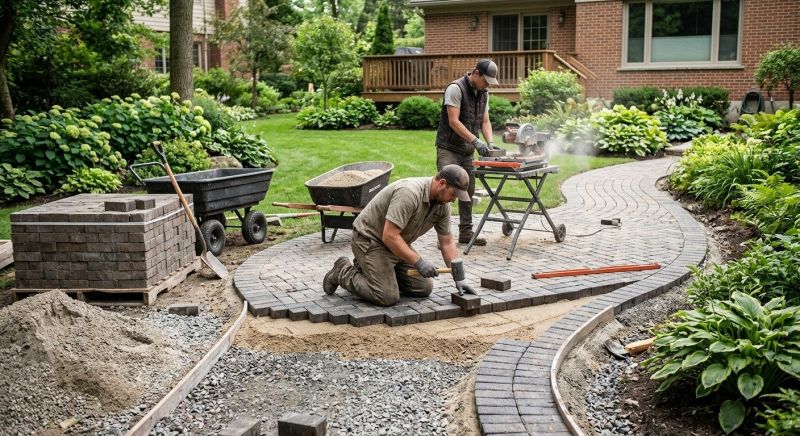 Brick Landscaping Service in Boston, MA